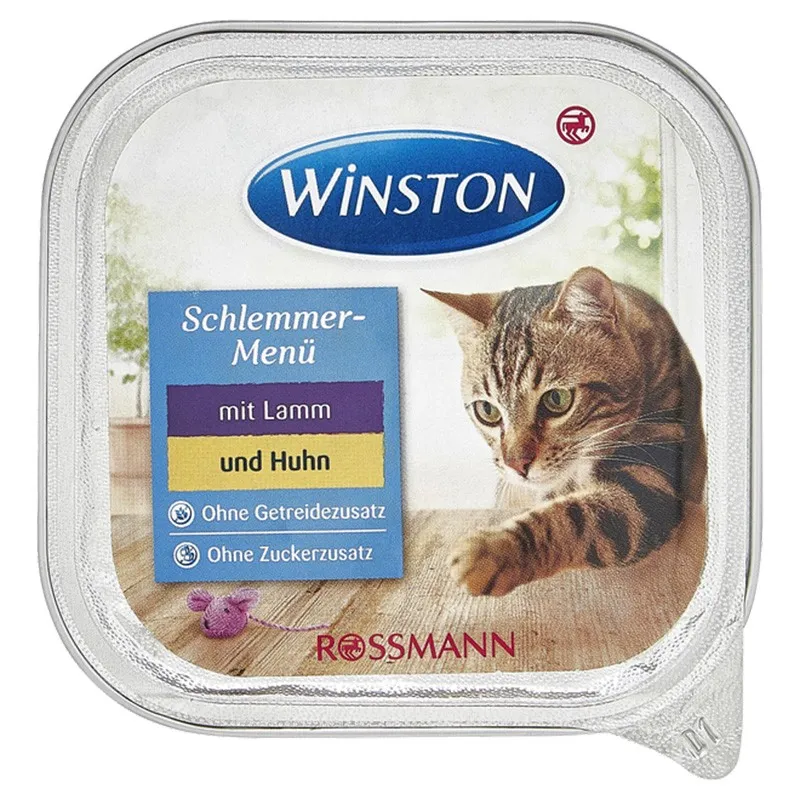 Winston Voom Adult Wet Cat Food With Lamb &amp; Chicken