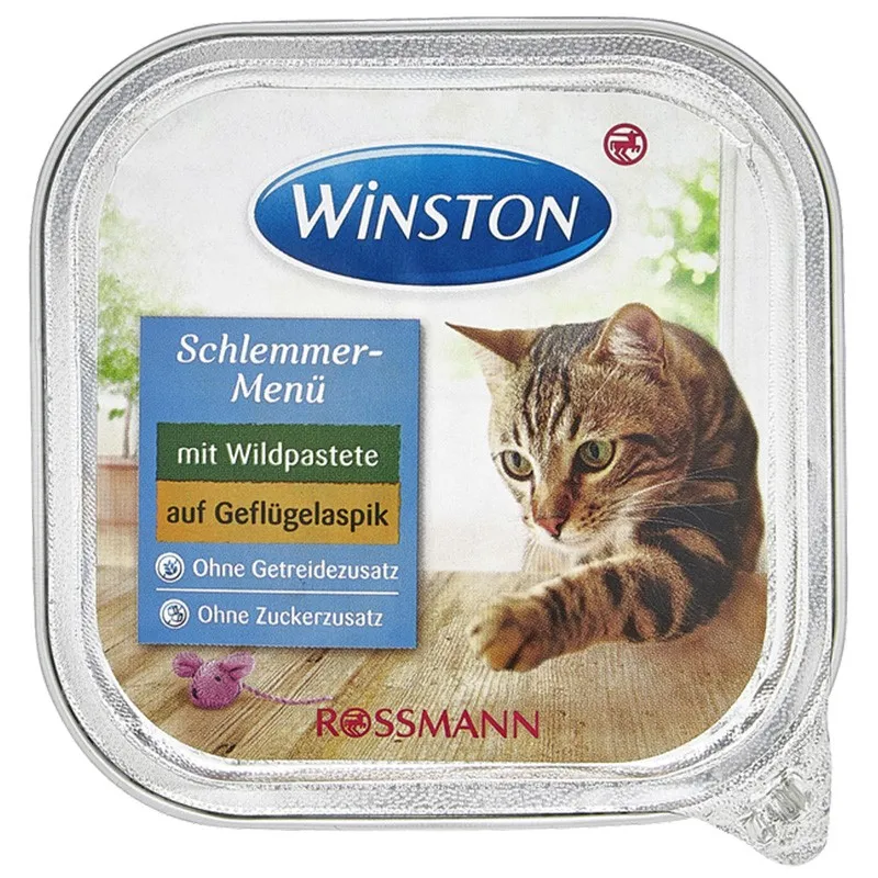 Winston Voom Adult Wet Cat Food With Poultry &amp; game