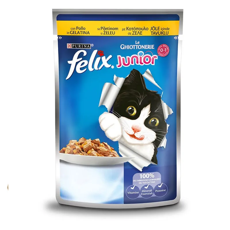 Felix Pouch Jonior Chicken 100Gr