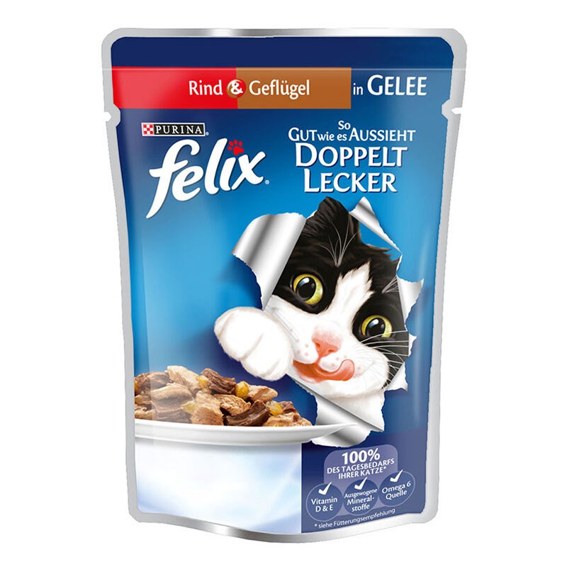 Flix Pouch Jelly Adult Beef &amp; Poultry