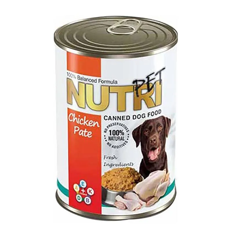 Nutripet Pate Canned Adult Wet Dog Food With Chicken Flavor