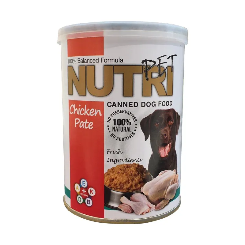 Nutripet Pate Canned Adult Wet Dog Food With Chicken Flavor