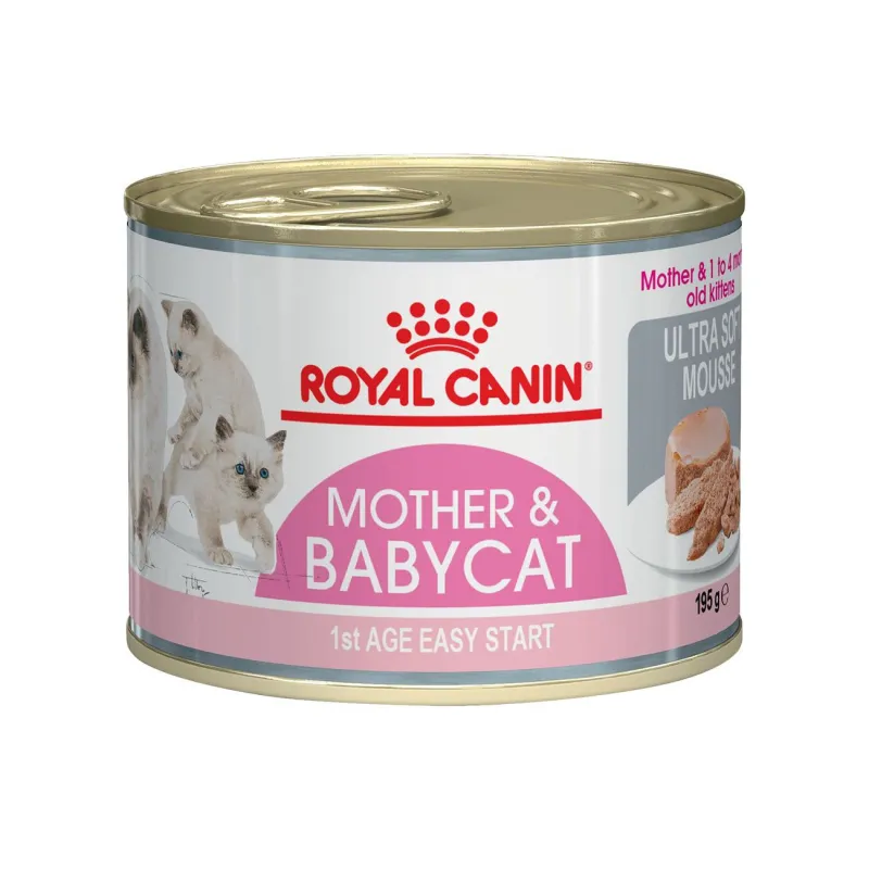 Royal Canin Mother &amp; Babycat Ultra Soft Mousse Canned Cat Food 