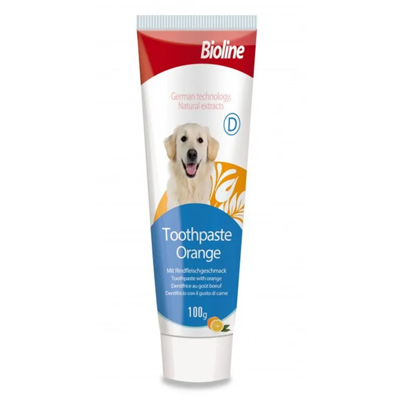 Bioline Dog Toothpaste With Orange Flavor