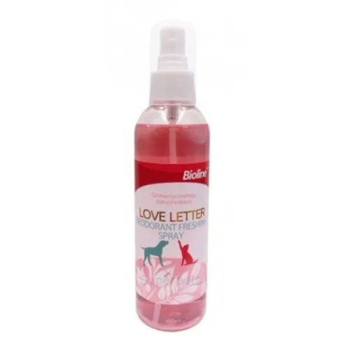 Bioline Deodorant Freshing Spray Dog And Cat Love Letter
