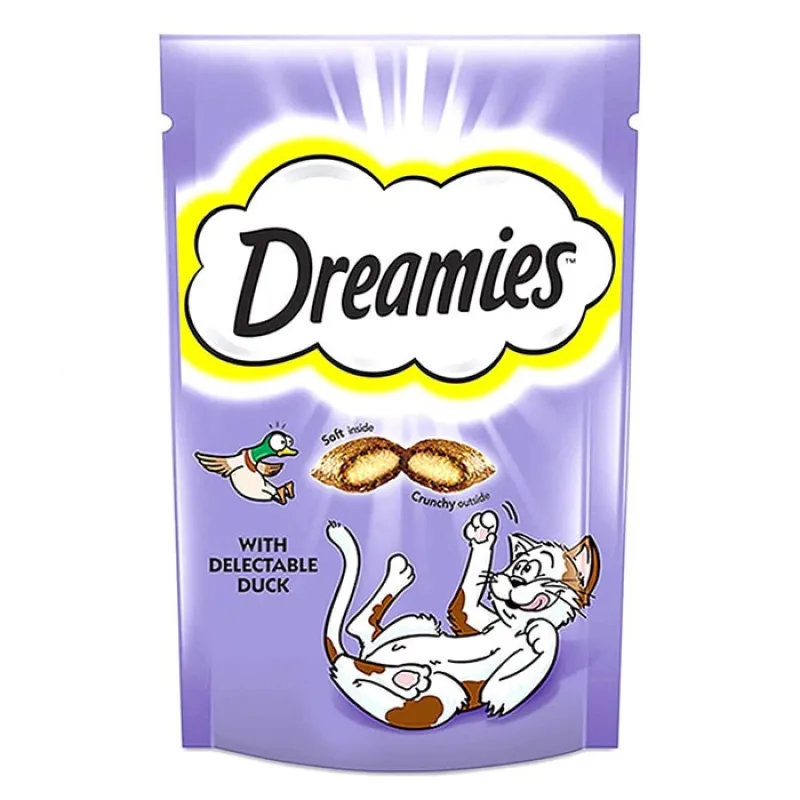 Dreamies Cat Treat With Duck Flavor