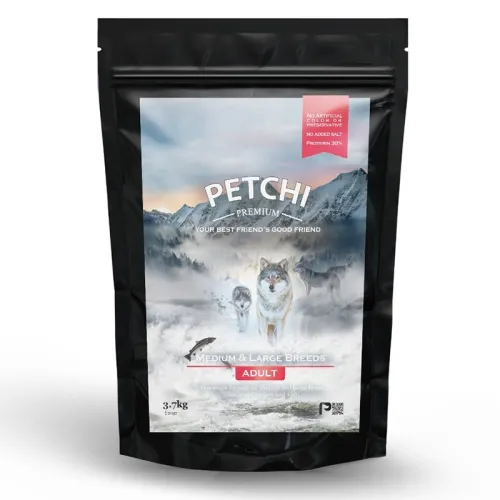 Petchi Medium &amp; Large Adult Dry Dog Food With Chicken &amp; Fish