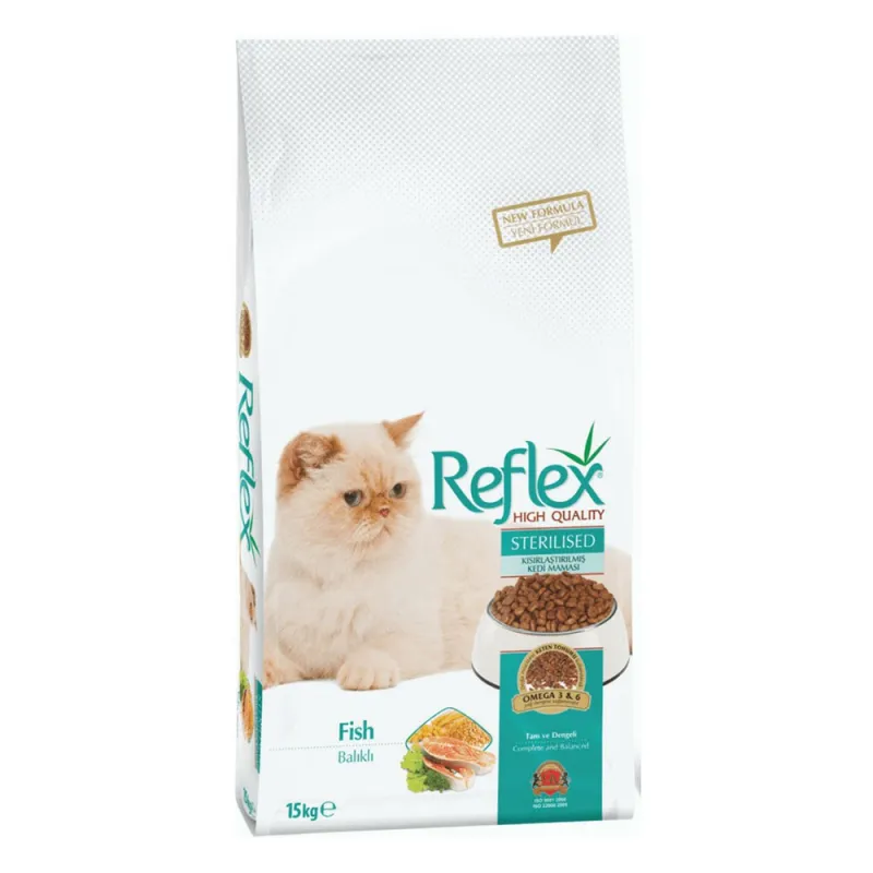 Reflex Sterilised Adult Dry Cat Food With Fish Flavor