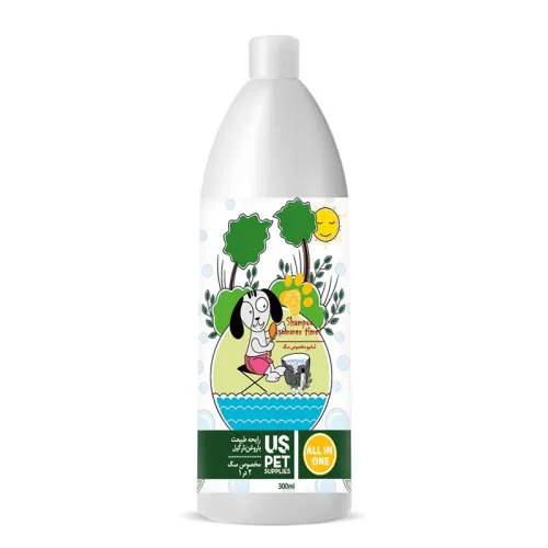 Us pet 2x1 Shampoo Dog With The Scent Of Nature And Coconut Oil