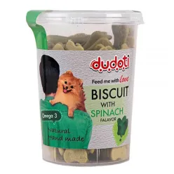 Dudoti Dog Biscuit Treat With Spinach Flavor