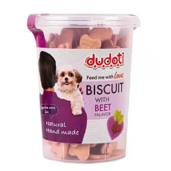 Dudoti Dog Biscuit Treats With Beet Flavor