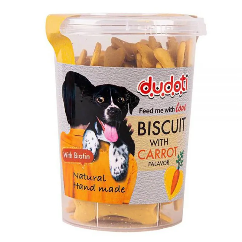 Dudoti Dog Biscuit Treat With Carrot Flavor