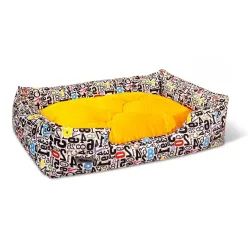 U vip cat &amp; dog bed, size 2, yellow color