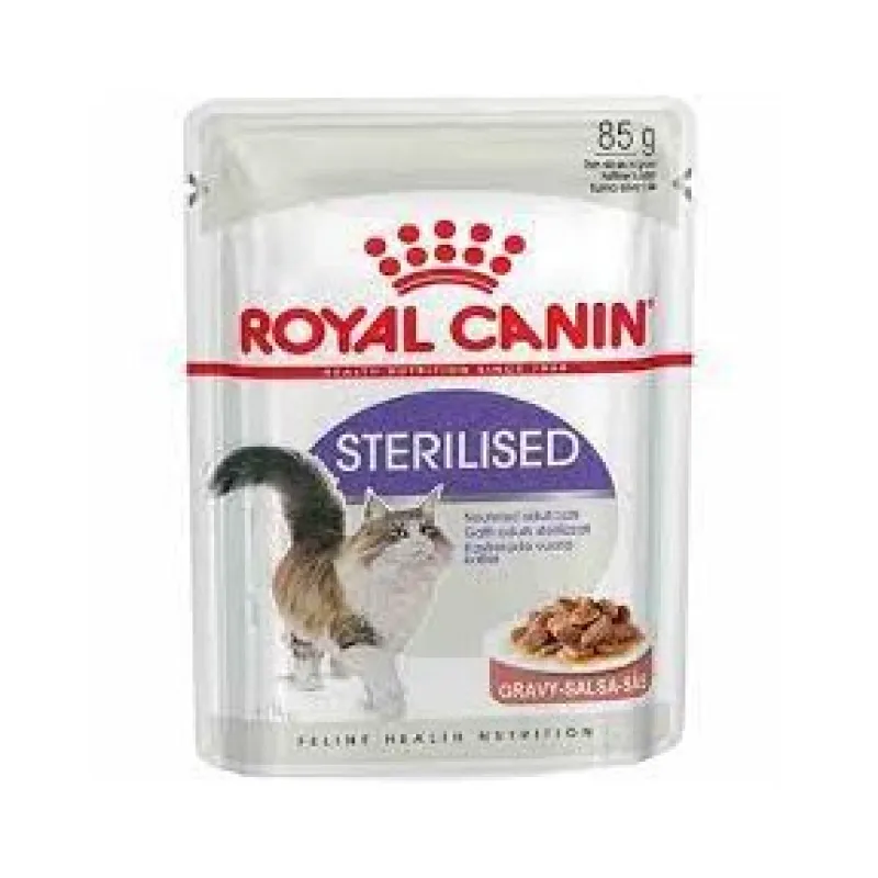 Royal Canin Sterilised Pouch Adult Wet Cat Food In Sauce