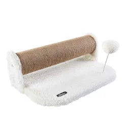  Scratcher ground cat rolly, White color