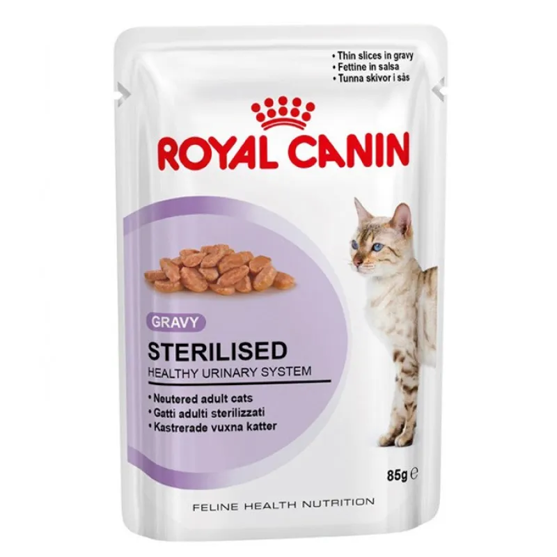 Royal Canin Sterilised Pouch Adult Wet Cat Food In Sauce