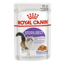 Royal Canin Sterilised Pouch Adult Wet Cat Food In Jelly