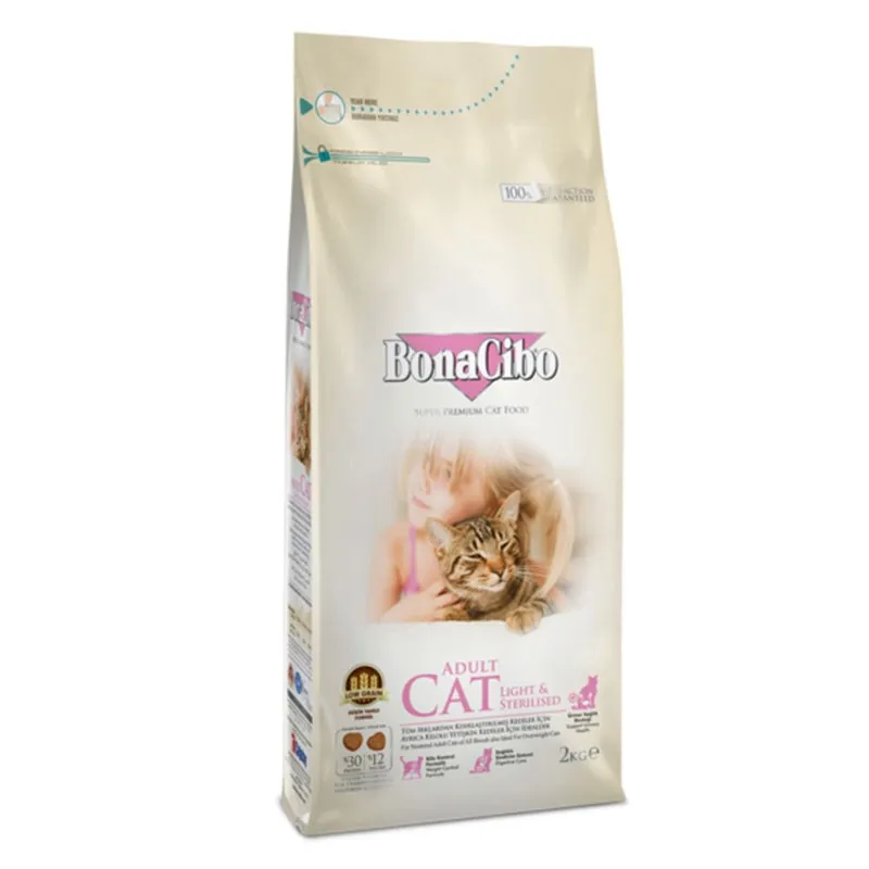 Bonacibo Sterilised Adult Dry Cat Food With Chicken &amp; Fish Flavor