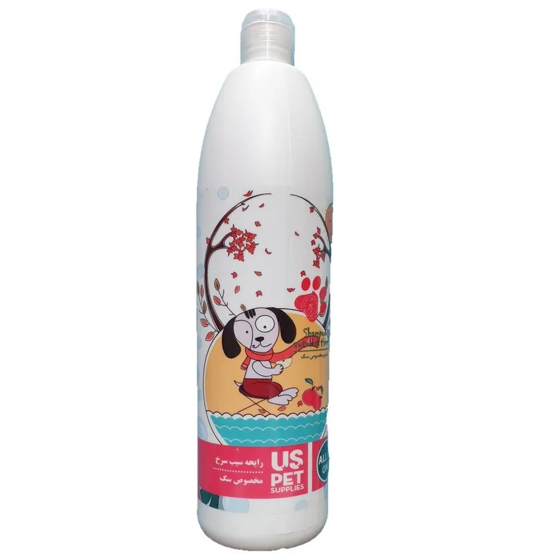 Us Pet Dog Shampoo With Red Apple Smell