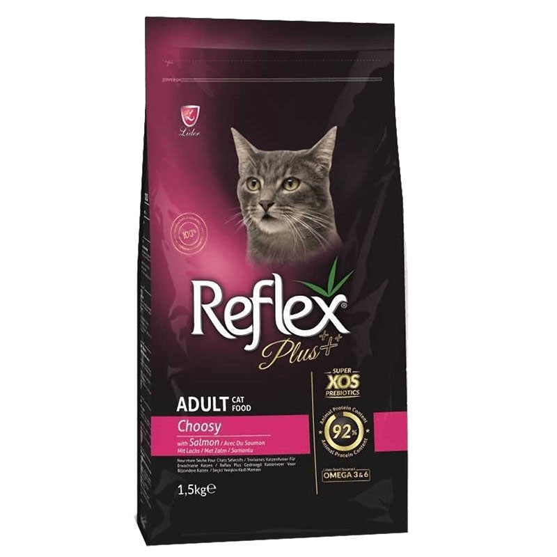  Reflex Plus Choosy Adult Cat Food With Salmon