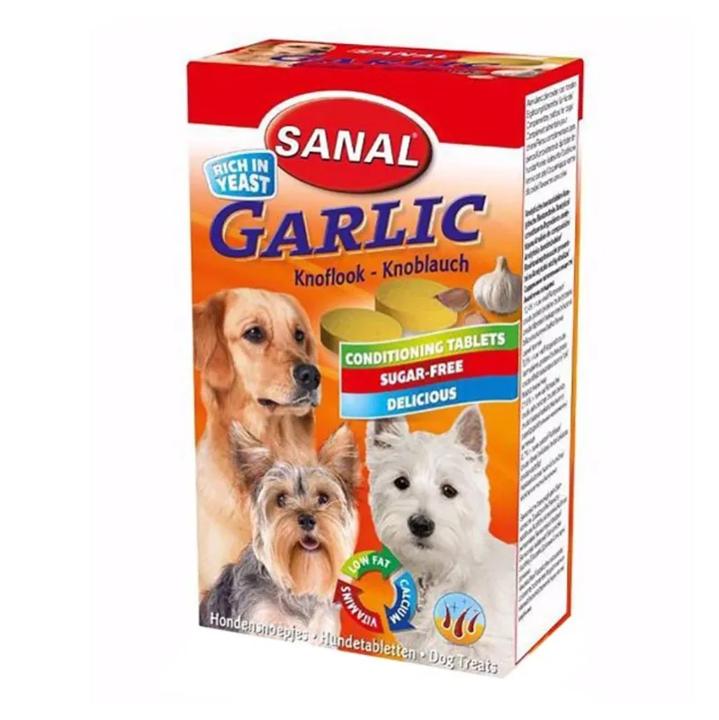 Sanal Rich In Yeast Garlic Tablets For Dogs