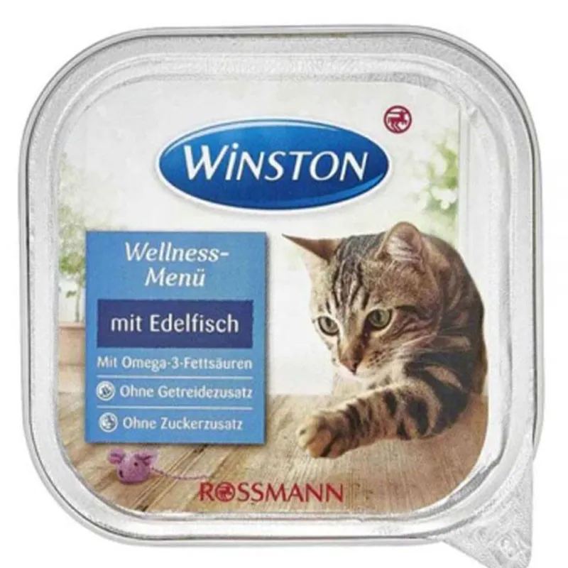 Winston Voom Adult Wet Cat Food With Edel Fish