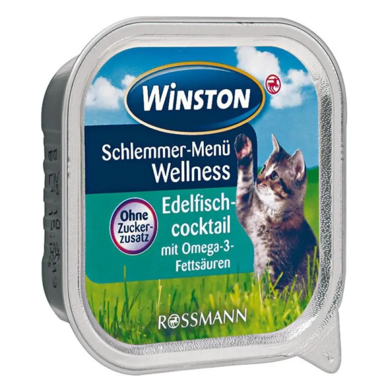 Winston Voom Adult Wet Cat Food With Edel Fish