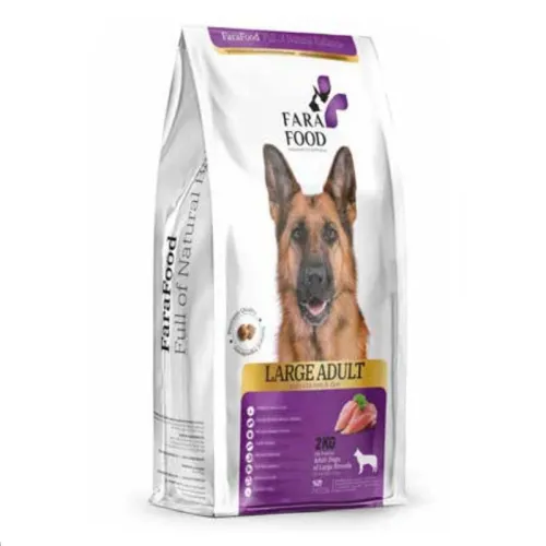 Fara Food Large Breed Adult Dry Dog Food With Chicken &amp; Rice Flavor