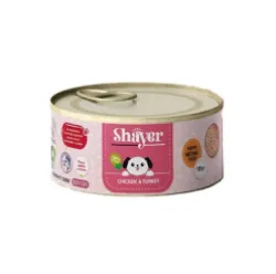 Shayer Pate Canned Puppy Wet Dog Food With chicken &amp; Turkey Flavor