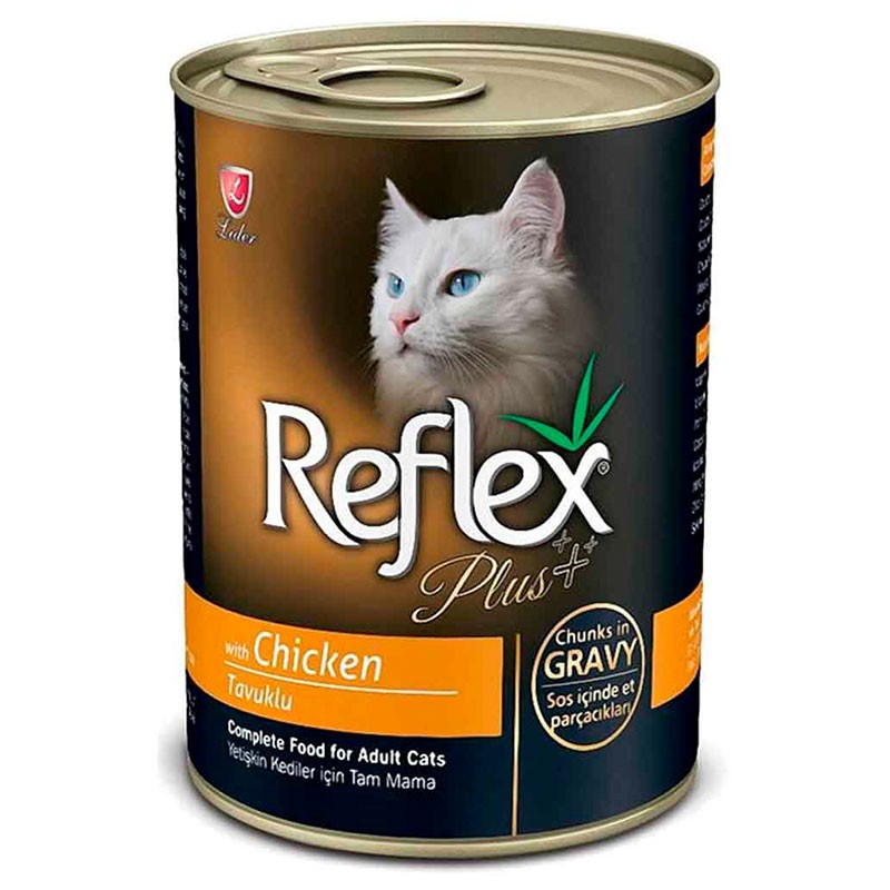 Reflex Plus Canned Wet Cat Food With Chicken Flavor In Gravy