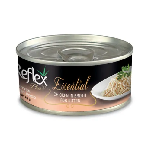 Reflex Plus Canned Kitten Wet Food With Chicken In Sauce