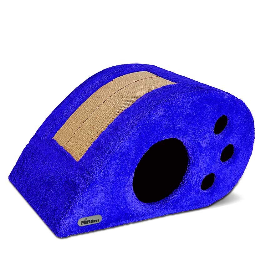 Blue almond cat bed 