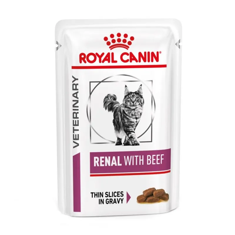 Royal Canin Renal Pouch With Beef