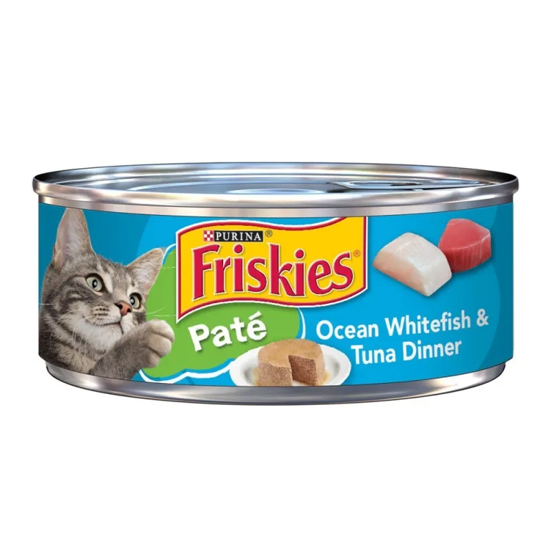 Friskies Adult Can With whitefish &amp; Tuna Pate