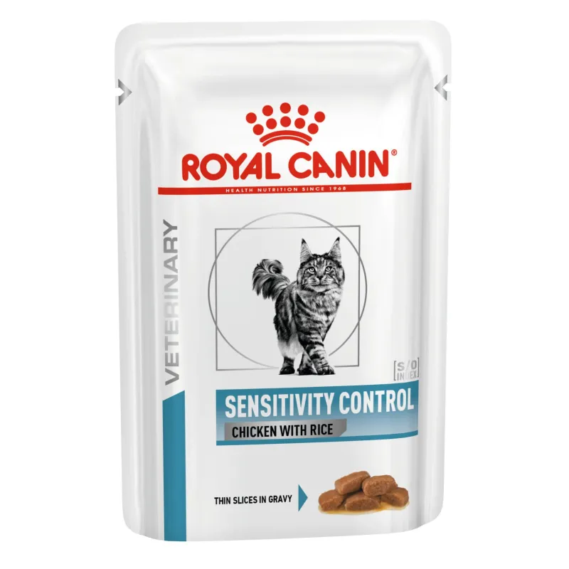 Royal Canin Sensivity Control Pouch Adult Wet Cat Food With Chicken