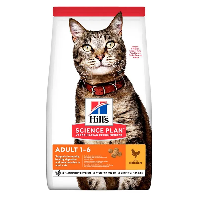 Hills Science Plan Adult Cat Food With Chicken