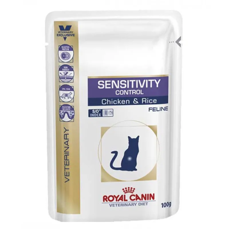 Royal Canin Sensivity Control Pouch Adult Wet Cat Food With Chicken