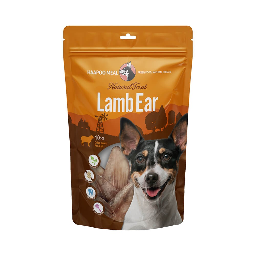 Hapoo Meal Natural Dog Treat With Lamb Ear
