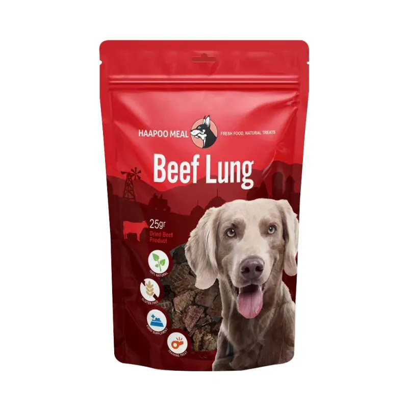 Hapoo Meal Natural Treat Dog With Beef Lung 