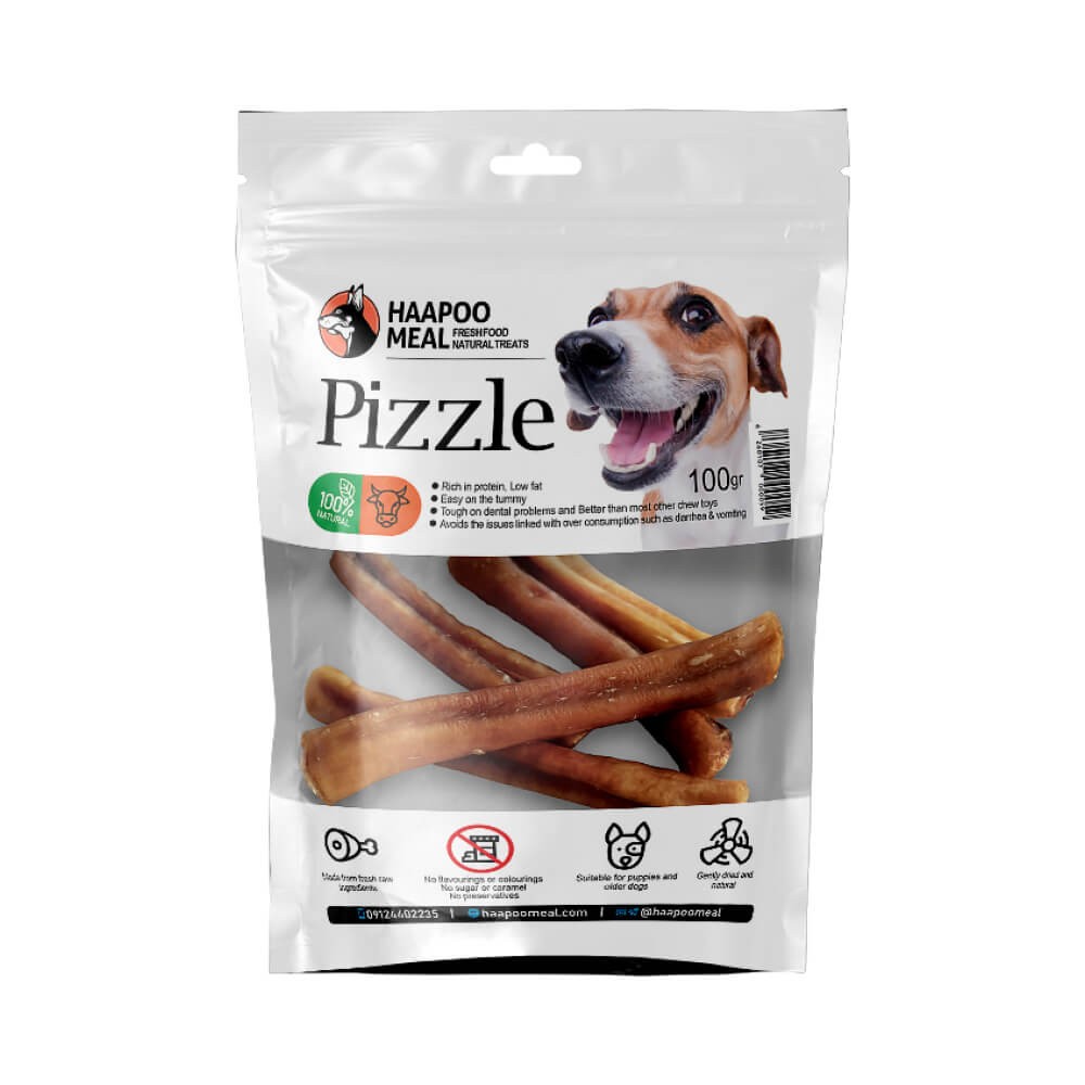 Hapoo Meal Natural Dog Treat With Pizzle 