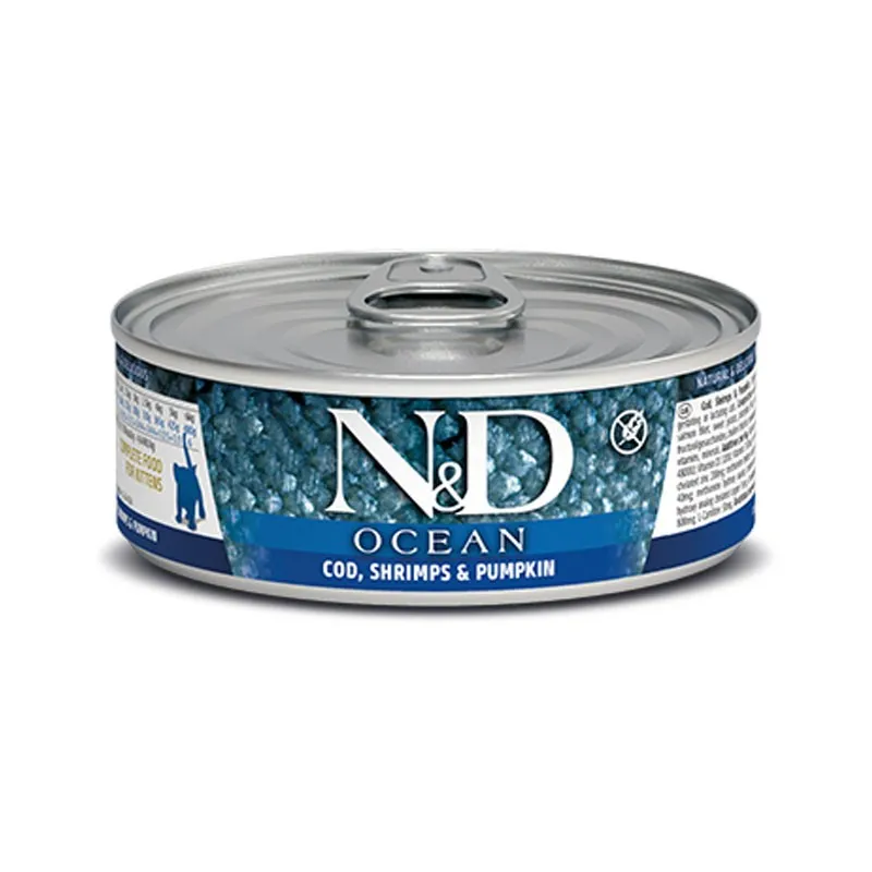 N&amp;D Canned kitten With Tuna &amp; shrimp &amp; pumpkin