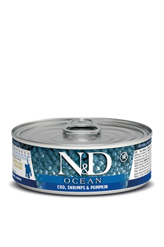 N&amp;D Canned kitten With Tuna &amp; shrimp &amp; pumpkin