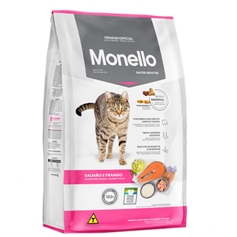 Monello Cat Dry Food Salmon And Chicken Flavor