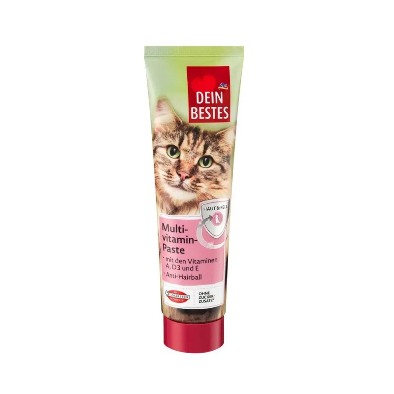 Dein Bestes Cat Anti-Hairball Paste With Multi Vitamin