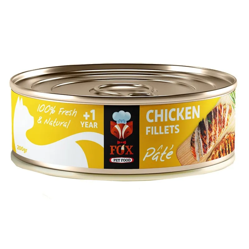 Fox Canned Cats Pate With Chicken Fillets With Liver