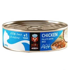 Fox Canned Cats Pate With Chicken Fillets &amp; Rice