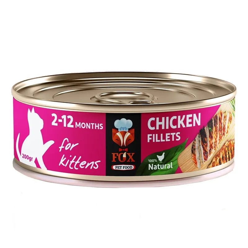 Fox Canned Kittens Pate With Chicken Fillets