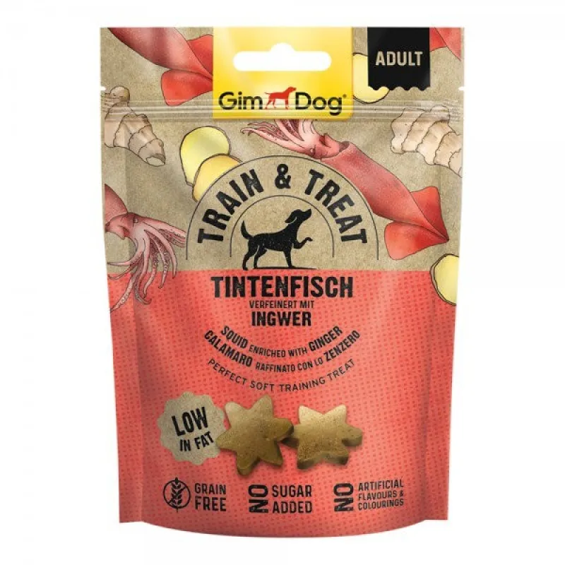 GimDog Train &amp; Treat With Squid &amp; Ginger