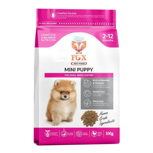 Fox Small Breed Puppy Dry Food With Chicken 