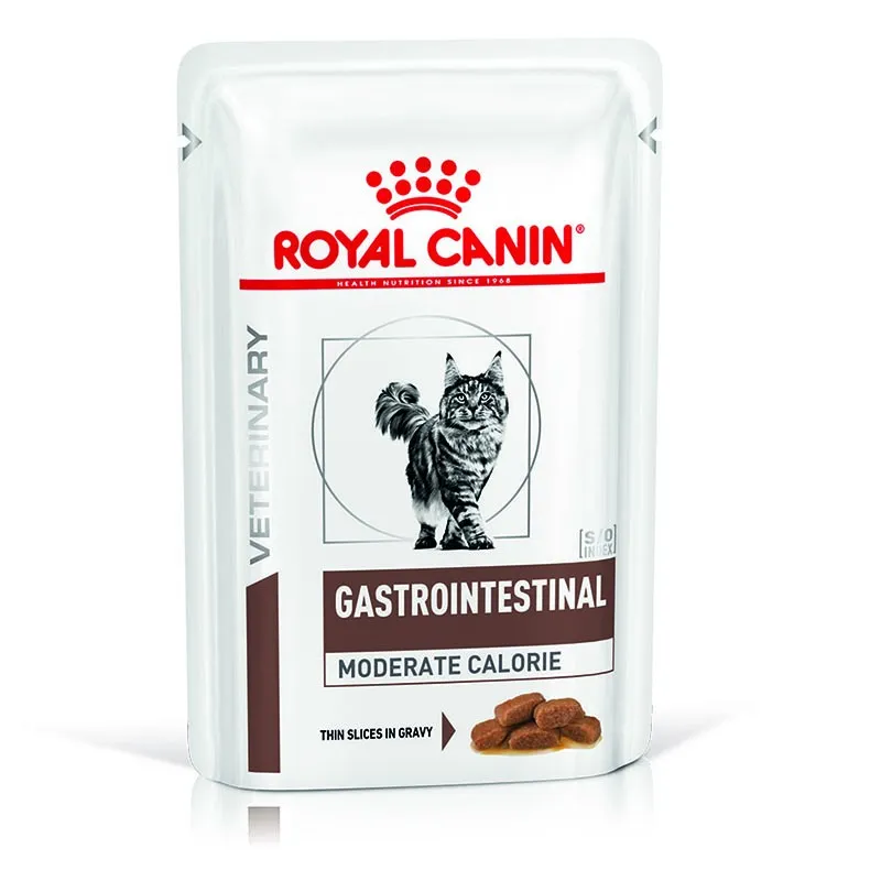 Royal Canin Gastrointestinal Moderate Calorie Pouch Adult Wet Cat Food